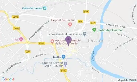 Localisation Pettes Jean Marie