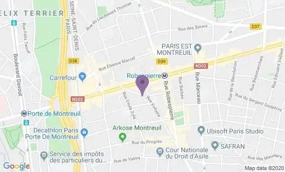 Localisation Bente Christoph