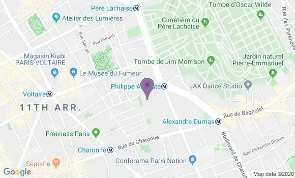Localisation Vaysse Jean Pierre