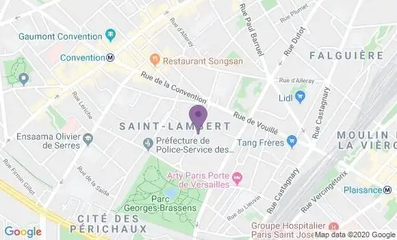 Localisation Martineau Bernard