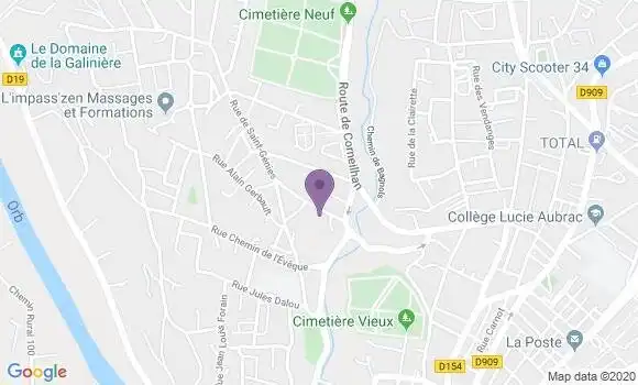 Localisation Lissandre Thierry