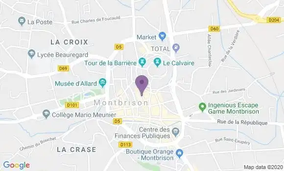 Localisation De Chazeron Claude