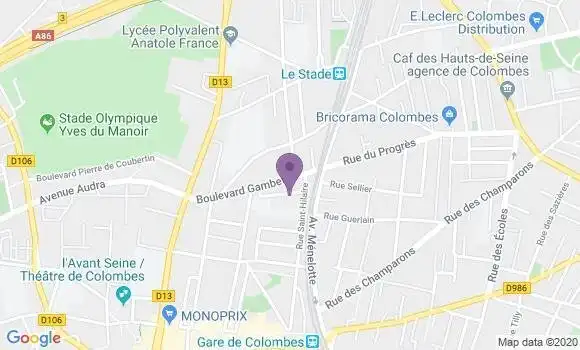 Localisation Bourchtoff Laura