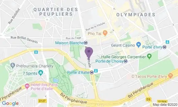 Localisation Fanni Michel