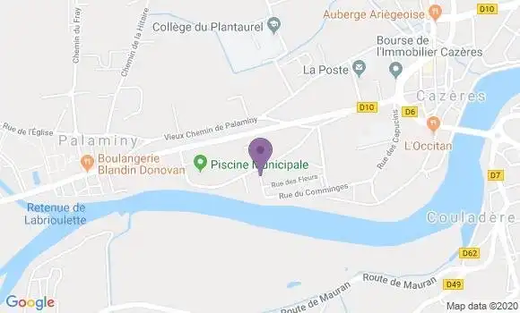Localisation Piquemal Baluard Claire