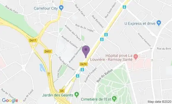 Localisation Asselin de Williencourt Patrice