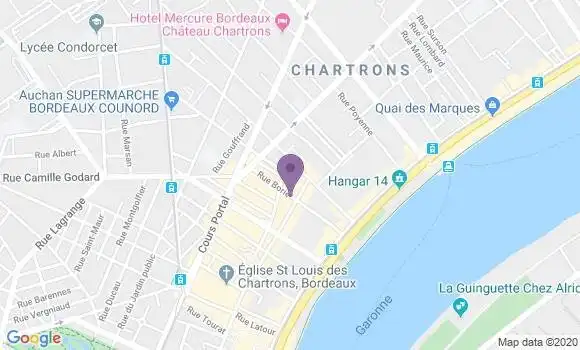 Localisation Castaing Marie Hélène