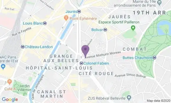 Localisation Damian Christophe