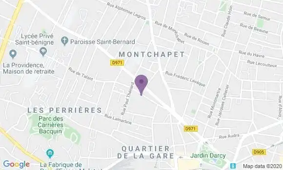 Localisation Bureau Patrick
