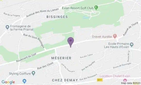 Localisation Pardigon Ornella