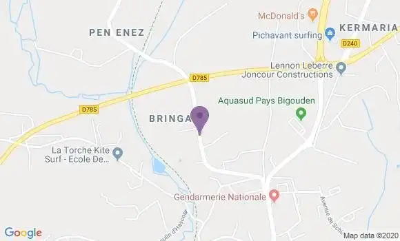 Localisation Le Goaziou Pierre Yves