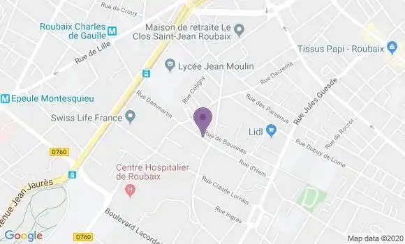 Localisation Dupire Eric Yves