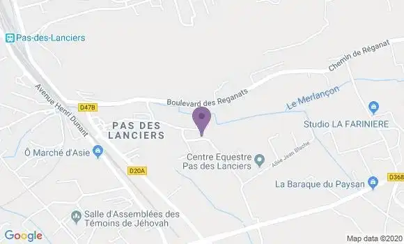 Localisation Verges Raymond