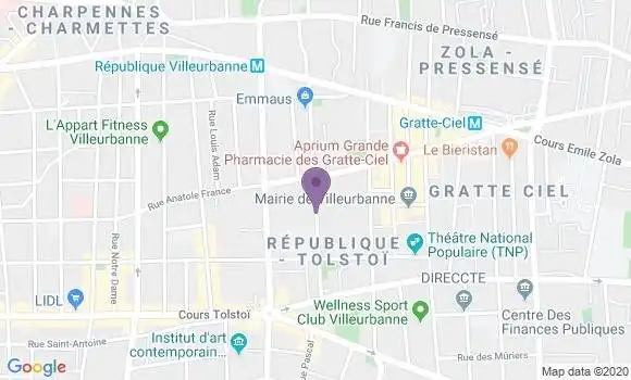 Localisation Veyret Claude