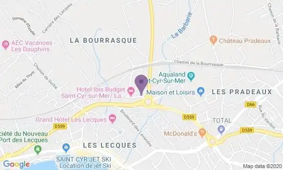 Localisation Coullet Evelyne