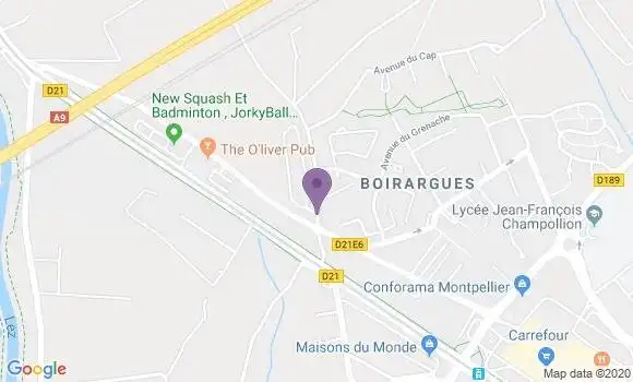 Localisation Castelnau Vincent