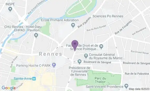 Localisation De la Foye Yvan