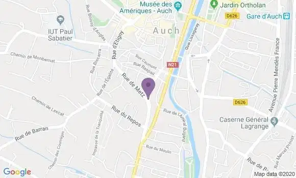 Localisation Saint Martin Jean Bernard