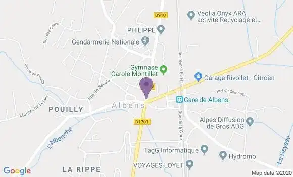 Localisation Didier Daniel