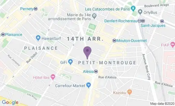 Localisation Delamotte Michel