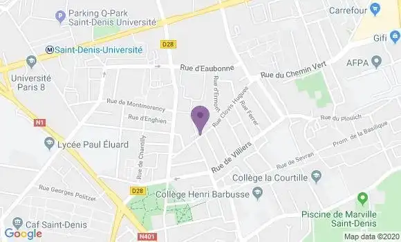 Localisation Ruel Denis
