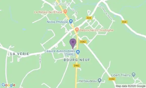 Localisation Pougheol François