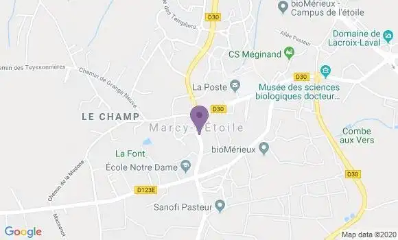 Localisation Monnoyeur Laurence