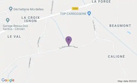 Localisation Bessou Le Gal Clara