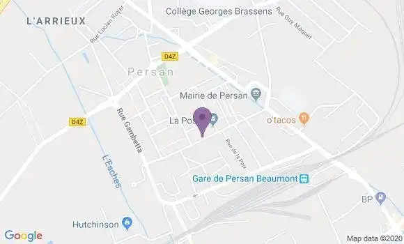 Localisation Dussart Antoine