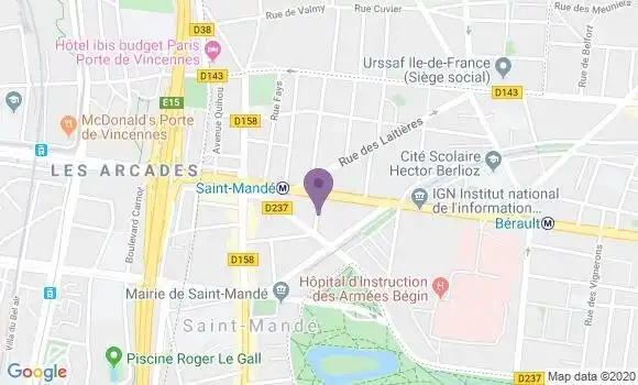 Localisation Bastie Vincent