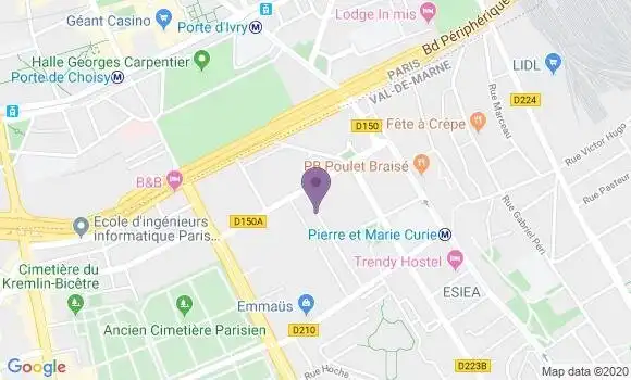Localisation Hall Olivier
