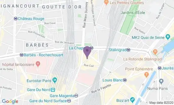 Localisation Snyers Madeleine