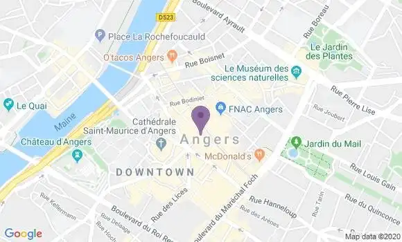 Localisation Bodinier Philippe