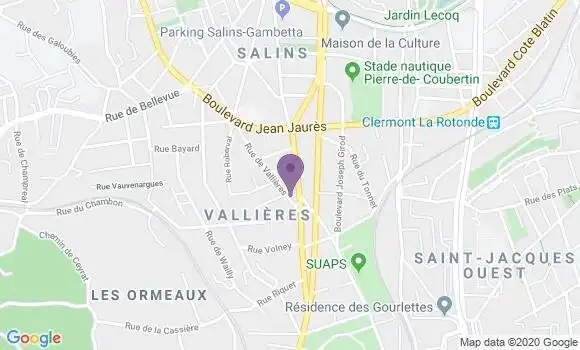 Localisation Moine Christophe