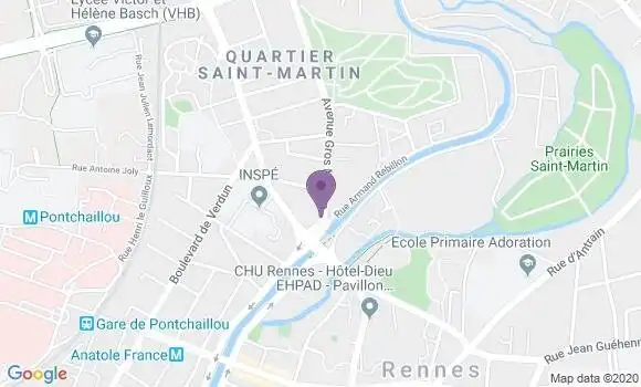 Localisation Boudet Hélène