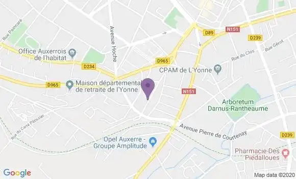 Localisation Megies Jean Patrick