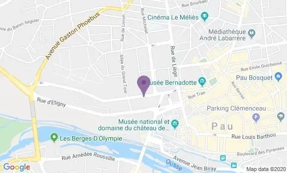 Localisation Bordes Jean Paul