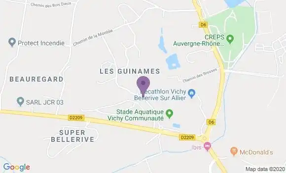 Localisation Sauzede Eric