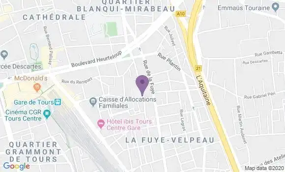 Localisation Rideau Catherine