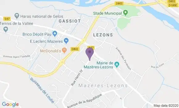 Localisation Freneau Xavier