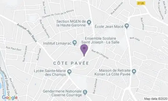 Localisation Faure Marie Christine