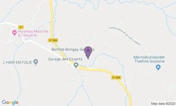 Localisation Pottin Franck