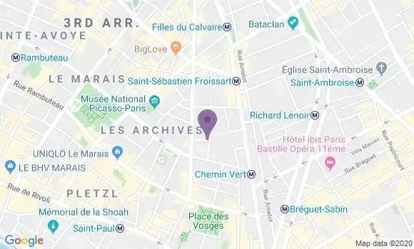 Localisation Calmettes Cornu Dode