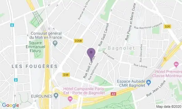 Localisation Judille Eric