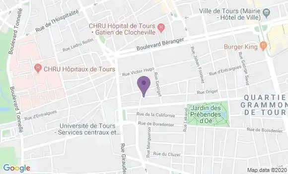 Localisation Poupart Lafarge Bruno