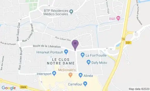 Localisation Cuny Frédéric