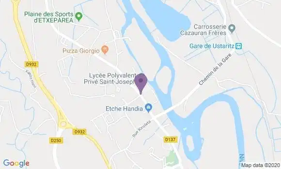 Localisation Mendiboure Eliane