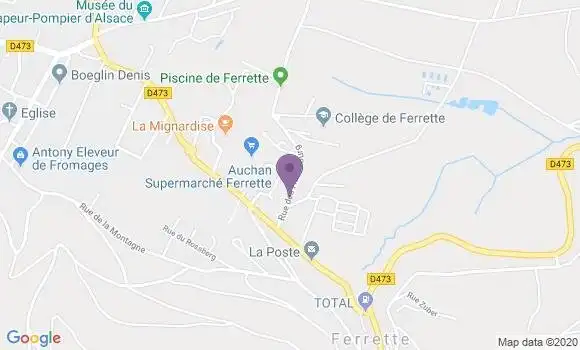 Localisation Munck Daniel