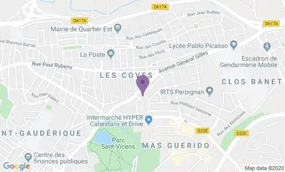 Localisation Nicolau Nadal Ghislaine