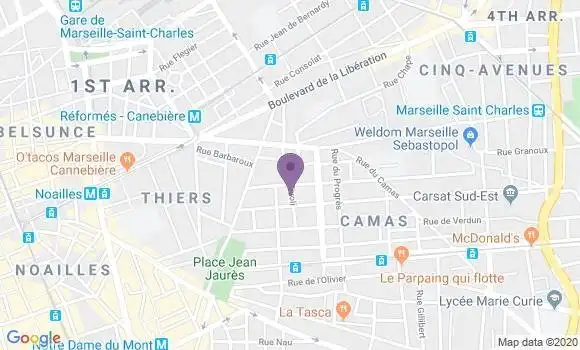 Localisation Praxy Jacques